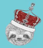 Sloth with Imperial Crown