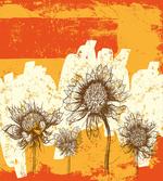 Abstract Drawing Flowers