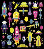 Funny Eyed Creatures Rockets