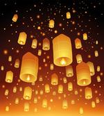 Loy Krathong Festival artwork