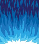Abstract Gas Flame Fire