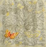 Botanical Leafy Butterfly