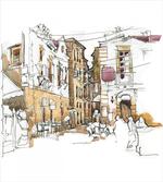 Sketchy Street Art View artwork