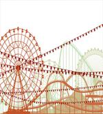 Silhouette Rides Flags artwork