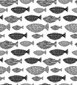 Sea Animals Black White