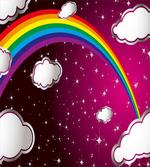 Rainbow Colored Stars