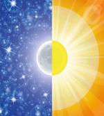 Sun Beams Sky Stars