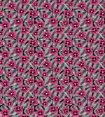Pink Hibiscus Modern Leaf