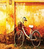 Bike Rusty Cracked Wall