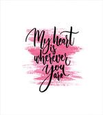 Romantic Ink Calligraphy