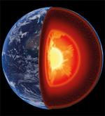 Hot Burning Earth Core
