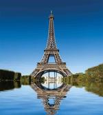 Eiffel Water Reflection artwork