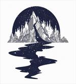 Mountain River artwork