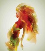 Girl Abstract Lady