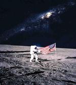 Milky Way American Flag