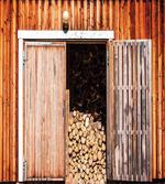 Barn with Firewood Rural