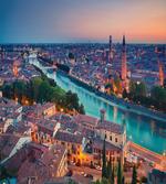 Verona Italy Blue Hour