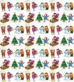 Kids in Seasonal Clothes