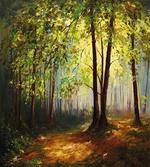 Spring Woodland Trees