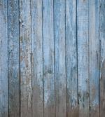 Grungy Painted Wooden Fence