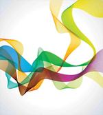Wavy Ribbon Rainbow