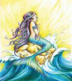 Fantasy Woman on Rock