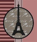 Vintage Eiffel Silhouette