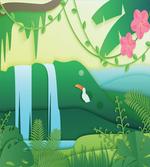 Tropical Forest Cartoon