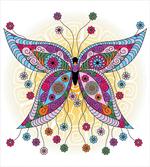 Spring Flowers Butterfly