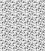 Funny Fish Bone Abstract