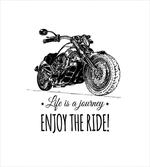 Hand-drawn Motorbike
