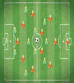 Goalkeeper Striker Motif artwork