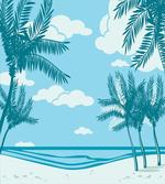 Sand and Palm Trees