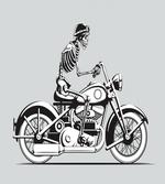 Halloween Motorbike Rider