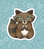 Raccoon on Meadow