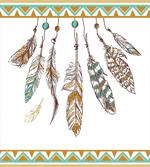 Boho Style Feather Old