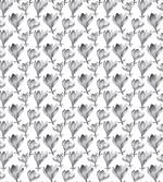 Greyscale Watercolor Flowers