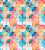 Pastel Mosaic Circles