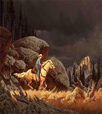 Cowboy Riding Horse