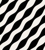 Retro Art Wavy Lines Pattern