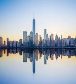 Manhattan Skyline Reflection