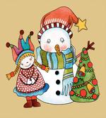 Toy Snowman Tree