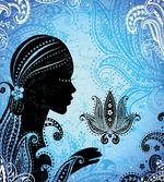 Girl Lotus Art