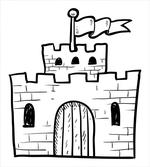 Monochrome Fortress Gate