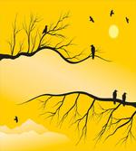 Birds on Bare Branches artwork