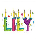 Joyful Letters Birthday