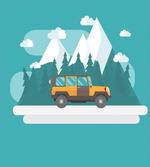 Journey in Snowy Winter Season