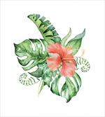 Exotic Flower Leafy Bouquet