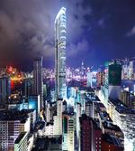 Downtown Hong Kong Night