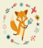 Animal with Floral